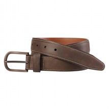 Johnston &amp; Murphy Men&#39;s Oiled Contrast Stitched Belt Size 40 - $687.58 MXN