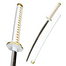 Munetoshi 40.5 Steel Zenitsu Agastuma Nichirin Katana Demon Killer Samurai Sword - £20.61 GBP