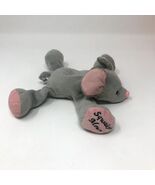 Vintage Stuffins Squeak Mouse Grey Gray Pink Plush Stuffed Animal Beanie... - $99.99