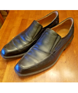 Ecco Men&#39;s Black Leather Slip-On Loafer Dress Shoes Size EU 45 US  11.5 - $65.00