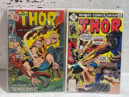 Lot of 2 Comics Marvel 1971 Mighty Thor No 192 &amp; 1978 Mighty Thor No 270 - £15.43 GBP