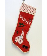 Vintage 18&quot; Christmas Stocking - DANNY - £9.58 GBP