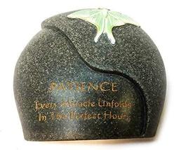 Heartfelt Expressions Moon Moth Black Cast Granite Figurine - £27.69 GBP