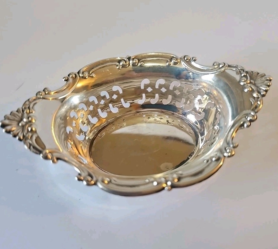 Vintage Gorham Sterling Silver Nut &amp; Candy Dish Small Bowl Victorian 24 ... - $44.50