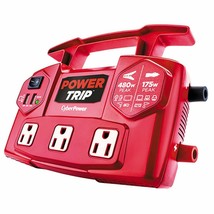 NEW CyberPower Systems CPS480TG2U PowerTrip 480 Power Inverter RED usb ac - £36.50 GBP