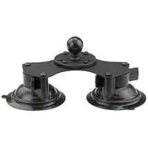 RAM Mounts Twist-Lock Dual Suction Cup Base with Ball RAM-B-189B-202U with B Siz - £64.51 GBP