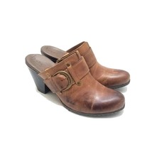 B.O.C. Leather Slip On Mules Clogs Women&#39;s Size 7 Pre Owned Condition - £37.54 GBP