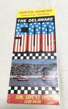 1972 Dover Downs International The Delaware 500 Winston Cup Nascar Program - $47.59 MXN
