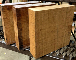 Three (3) Kiln Dried Spanish Cedar Platter Blanks Lumber Wood 6&quot; X 6&quot; X 2&quot; - £27.41 GBP