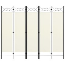  5-Panel Room Divider White 78.7&quot;x70.9&quot; - $136.61
