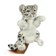 Snow Leopard Puppet (32cm H) - $75.40 CAD