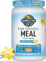 Garden of Life Raw Meal Replacement Shake Vanilla Organic Vegan 28 Servings - £28.53 GBP