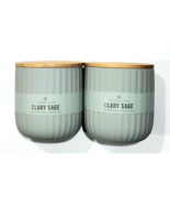 2 Chesapeake Bay Candles Natural Essential Oils Cleary Sage 10.1 Oz - £28.68 GBP