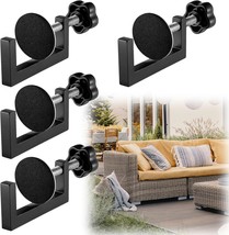 4 Pcs Adjustable Sectional Couch Connectors Outdoor Patio Furniture Clips - $31.97