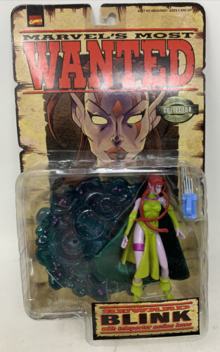 Primary image for Toy Biz 1998 Marvel's Most Wanted BLINK 5" inch Action Figure X-Men NIB!