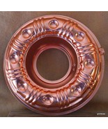 Mirro Copper Tone Jello Mold Ring 3.5 Cup 8.5&quot; Diameter - £18.30 GBP