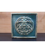 Vtg David Ellison Pewbiac Pottery 2.75&quot; Clay Gargoyle Green Man Loki Til... - $79.99