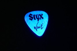 Styx Will E. (Evankovich) 24 Tour White Pearl Authentic Guitar Pick - $34.64