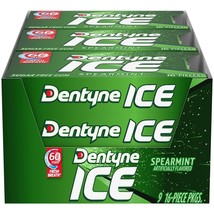 Dentyne Ice Sugar Free Gum (Spearmint 16 Piece Pack of 9) - £17.06 GBP