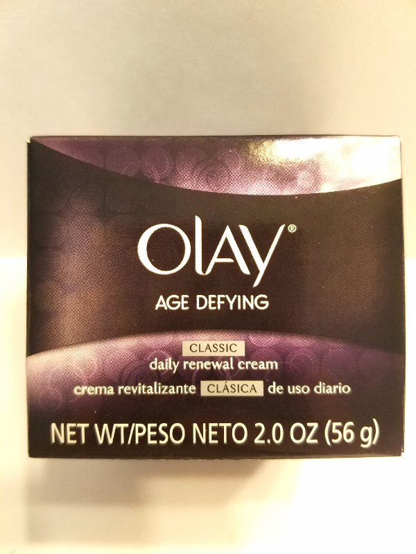 New Olay Age Defying Classic Daily Renewal Cream Face & Neck Moisturizer 2.0 Oz - $11.00