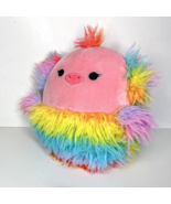 Elda the Rainbow Ostrich Plush Squishmallows Fuzzy Pig Stuffed Toy Exclu... - £11.26 GBP