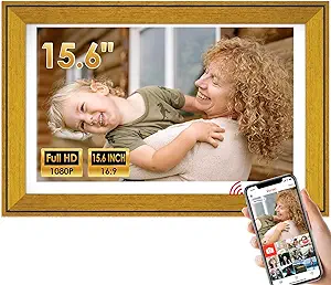 Frameo 15.6 Inch Wifi Digital Picture Frame, Ips Fhd Touch Screen Cloud ... - $296.99