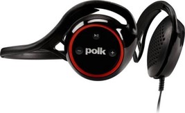 Polk Audio UltraFit 2000 sports headphones built-in microphone (Black and Red) - £127.88 GBP
