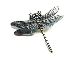 Dragonfly Pin Badge Brooch Nature Pewter Badge Transformation Unisex lapel Uk  - £5.89 GBP