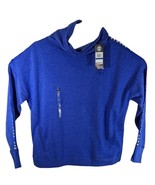 Womens Royal Blue Cowl Neck Sweatshirt Under Armour XL Workout Loose Hea... - $1,219.72 MXN