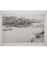 Zaanstreek by James McBey Tipped in Reproduction Modern Masters Of Etching - £15.55 GBP