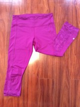 Lululemon Size 6 Run For Days Crop Regal Plum  SS - $14.68