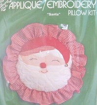 Vintage Christmas Santa Applique Pillow Kit Hazel&#39;s Needlework Kaboodles  Xmas - £12.60 GBP