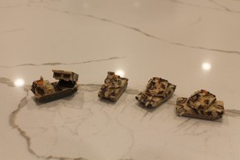 Micro Machines military tanks lot army Galoob set of 4 collection - £47.17 GBP