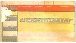 Vintage Lynyrd Skynyrd Ticket Stub February 23 2000 Wings Stadium Kalamazoo MI - £19.54 GBP