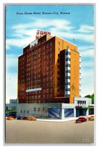 Town House Hotel Kansas City Kansas KS Chrome Postcard Z1 - £1.48 GBP