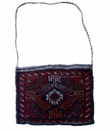 Handmade vintage Uzbek salt bag 0.9&#39; x 1.2&#39; (28cm x 36cm) 1960s - 1C952 - $251.45 CAD