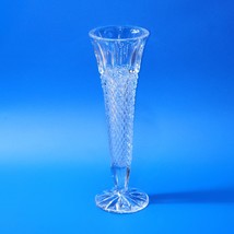 ANNAHUTTE 24% Lead Crystal - 10&quot; Footed Flared Bud Vase - Vintage West G... - $31.92