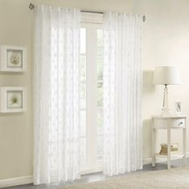 100% Polyester Gemma Sheer Embroidered Window Panel,MP40-1594 - $20.58