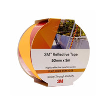 3M Reflective Tape 50mmx3m (Yellow/Red) - £43.71 GBP