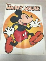 Mickey Mouse &amp; Holger Thomas vintage 1970&#39;s Bravo German magazine poster 2 sided - £19.66 GBP