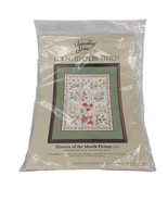 Vintage Something Special Counted Cross Stitch Kit Flowers of the Month ... - £14.95 GBP