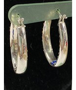 Enduring Jewels Colorful Crystal Hoop Earrings - £11.25 GBP