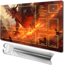 MTG Playmat Non Slip Backing Printing Ideal for Card Game Enthusiasts TCG Playma - £41.08 GBP