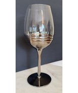 Circleware silver fade swirl wine glass 9” tall - $27.22 CAD