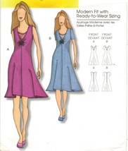 Misses Career Office Flattering Flared Dress Connie Crawford Sew Pattern 3-16 - $11.99