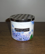 Bath and Body Works &quot;Fresh Cut Lilacs&quot; 3 Wick Scented Candle 14.5oz Unused - £15.86 GBP