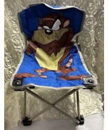 RARE 1999 Tasmanian Taz Devil Looney Tunes Warner Bro 19&quot; Kids  Folding ... - $47.54 CAD