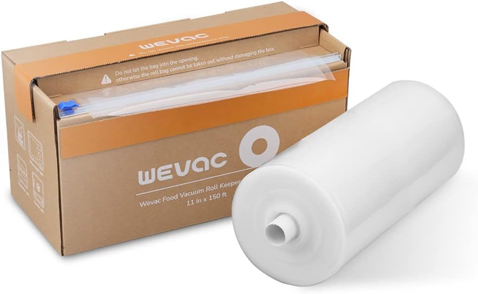 Wevac 11” X 150’ Food Vacuum Seal Roll Keeper With Cutter, Ideal Vacuum ... - $39.99