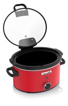 Crock-Pot CSC037 3.5L Red Hinged Lid Slow Cooker 220-240 Volts 50Hz - £62.48 GBP