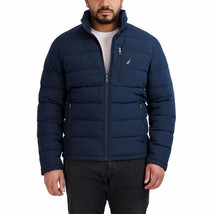 Nautica Men Quilted Puffer Jacket Water Wind Resistant Size S, M, L, XL, XXL New - £29.88 GBP+
